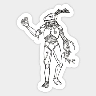 Dungeons and Dragons Warforged Druid Brillig Sticker